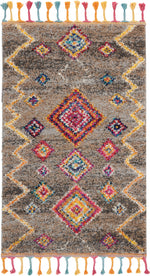 Nourison Moroccan Casbah Transitional Grey Area Rug