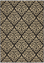 Nourison Grafix Transitional Black Area Rug