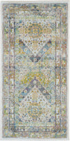 Nourison Global Vintage Traditional Blue/Green Area Rug