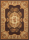 Nourison Paramount Traditional Chocolate Area Rug