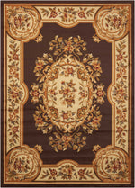 Nourison Paramount Traditional Chocolate Area Rug