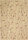 Nourison Grafix Contemporary Cream Area Rug