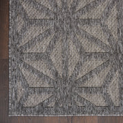 Nourison Palamos Contemporary Dark Grey Area Rug