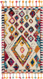 Nourison Moroccan Casbah Transitional Ivory/Multicolor Area Rug