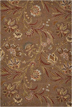 Nourison Gatsby Traditional Mocha Area Rug