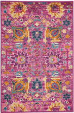 Nourison Passion Transitional Fuchsia Area Rug