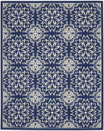 Nourison Jubilant Transitional Navy/Ivory Area Rug