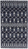 Nourison Royal Moroccan Contemporary Navy/Grey Area Rug