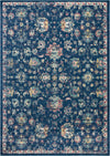 Nourison Fusion Traditional Navy/Pink Area Rug