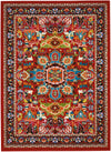 Nourison Oakdale Traditional Red Area Rug