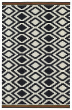 Nomad Collection NOM04-02 Black Area Rug