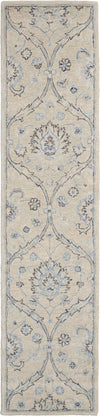 Nourison Jazmine Traditional Ivory/Blue Area Rug