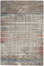 Nourison Rustic Textures Contemporary Grey/Multi Area Rug
