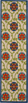Nourison Aloha Contemporary Blue/Multicolor Area Rug