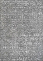 Nourison Opaline Transitional Charcoal/Silver Area Rug
