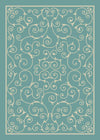 Nourison Home & Garden Transitional Light Blue Area Rug