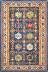 Nourison Vivid Transitional Navy Area Rug
