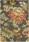 Nourison Fantasy Transitional Grey Area Rug
