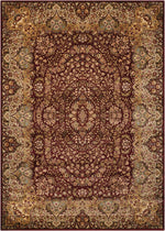 Nourison Antiquities Traditional Burgundy Area Rug