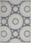 Nourison Calobra Contemporary Blue Area Rug