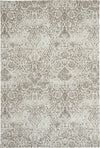Nourison Damask Traditional Ivory Area Rug
