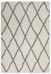 Nourison Shangri-La Contemporary Ivory/Light Grey Area Rug