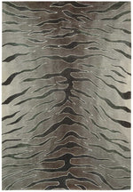 Nourison Contour Contemporary Silver Area Rug