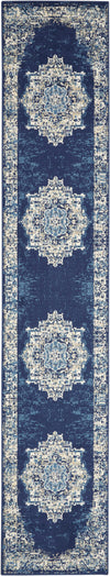 Nourison Grafix s Navy Blue Area Rug