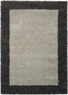 Nourison Amore Contemporary Silver/Charcoal Area Rug