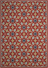 Nourison Caribbean Contemporary Rust Area Rug