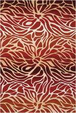 Nourison Contour Contemporary Flame Area Rug