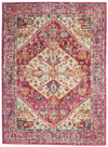 Nourison Passion Transitional Ivory/Pink Area Rug