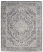 Nourison Starry Nights Traditional Charcoal/Cream Area Rug
