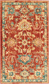 Nourison Traditional Vintage Traditional Red Area Rug