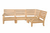 Anderson Teak Set-95 Riviera Luxe 4-Pieces Modular Set