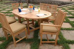 Anderson Teak Set-26 Bahama Wilshire 7-Pieces Extension Dining Set