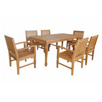 Anderson Teak Set-235 Rockford 7-Pieces Dining Set