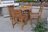 Anderson Teak SET-129 Montage Windham  5- Pices Dining Set B