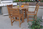 Anderson Teak SET-129 Montage Windham  5- Pices Dining Set B