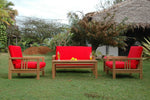 Anderson Teak SET-251 SouthBay Deep Seating 5-Pieces Conversation Set A