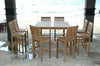 Anderson Teak Set-121 Windsor Avalon 9-Pieces Square Bar Set