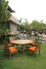 Anderson Teak Set-119B Bahama Brianna 5-Pieces Extension Dining Set