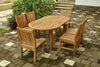 Anderson Teak Set-82 Bahama Sahara 7-Pieces 8' Rectangular Dining Set