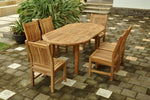 Anderson Teak Set-82 Bahama Sahara 7-Pieces 8' Rectangular Dining Set