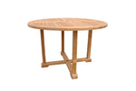 Anderson Teak TB-004RF Tosca 4-Foot Round Table w/ Frame