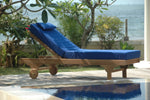 Anderson Teak SL-071 Capri Sun Lounger Adjusted Back & Side Tray