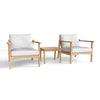 Anderson Teak Set-3025 Amalfi Relax3-Piece Deep Seating Collection
