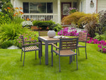 Anderson Teak Set-5031 Seville 5-Pieces Square Dining Set