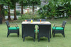 Anderson Teak SR-016TB Bellagio 7-Pieces Dining Set