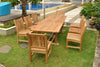 Anderson Teak Set-81 Bahama Sahara 9-Pieces 8' Rectangular Dining Set